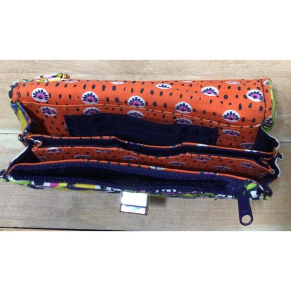 Vera Bradley Women's Multi-Color Quilted Turnlock Wallet - Picture 5 of 5